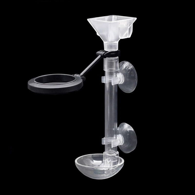 Aquarium Fish Feeder Automatic - Akrylowy podajnik do akwarium z przezroczystą