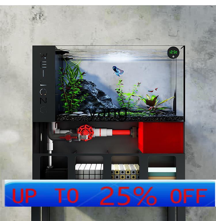 Aquarium Fish Live - Akwarium do salonu, małe, ze szkła