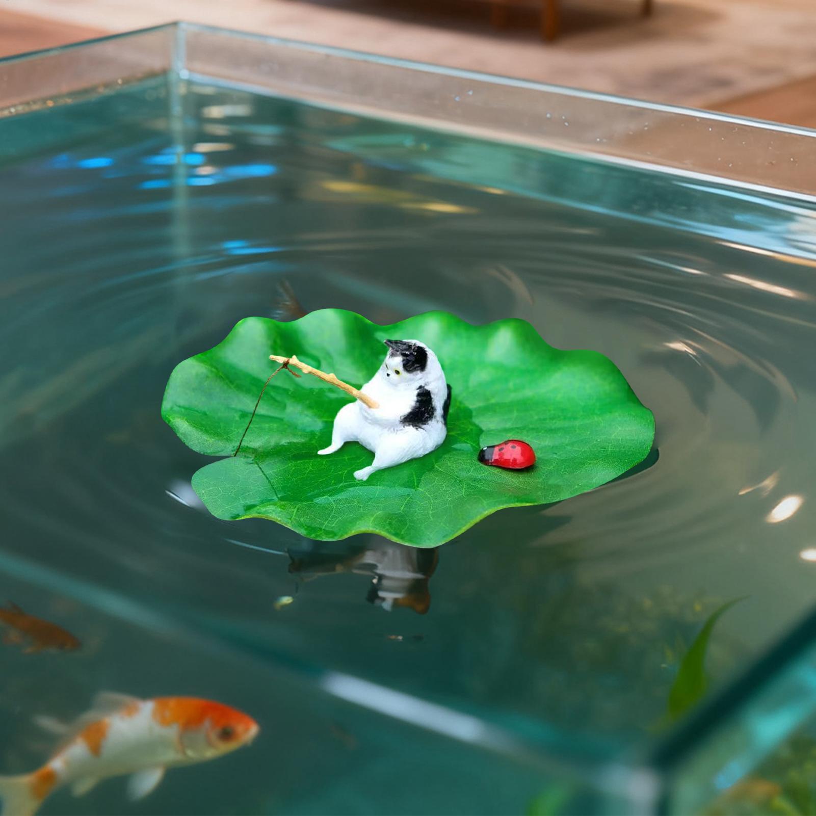 Aquarium Fish Escape - Dekoracja do akwarium Pływający Kot Model