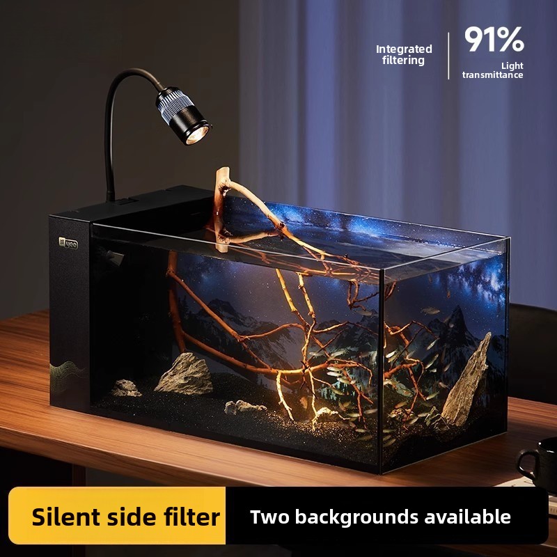 All Fish In Aquarium - Akwarium biurkowe z super przezroczystego szkła