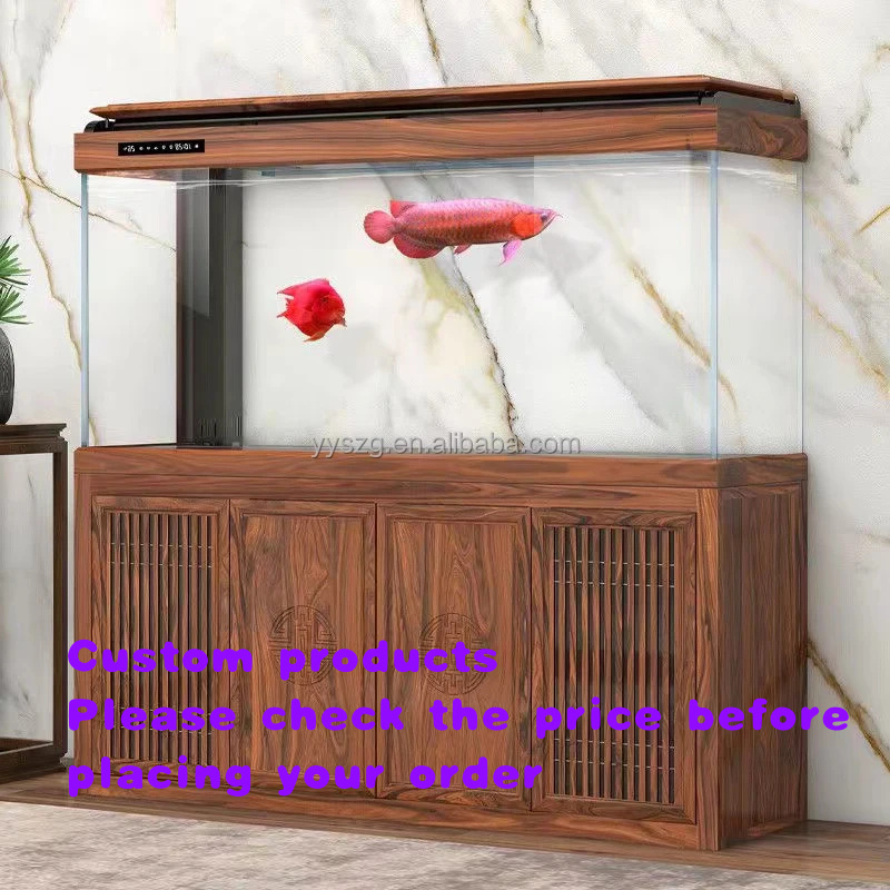 Aquarium Fish Live - Akwarium Prostokątne Szklane Komercyjne Luksusowe Wytrzymałe