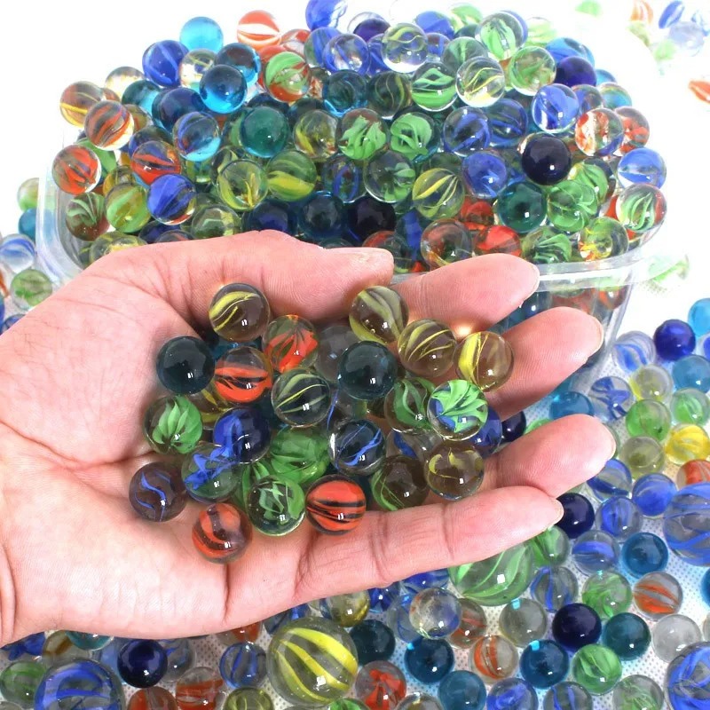 50 szt. Kolorowe szklane kule  – Aquarium Fish Guppy recenzja i cena