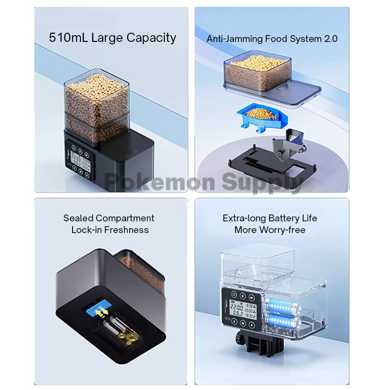 Inteligentny, precyzyjny podaj – Aquarium Fish Feeder Automatic recenzja i cena