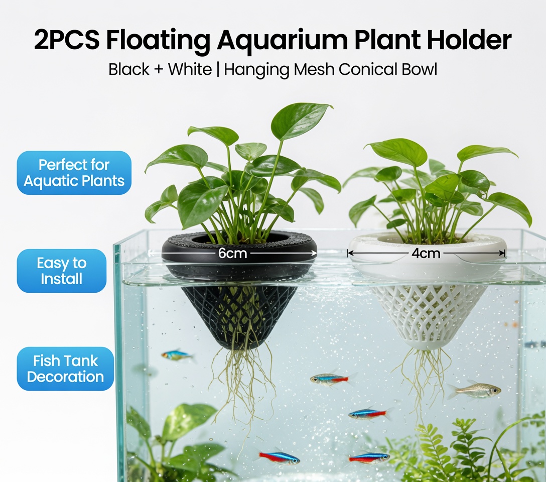 2 szt. Pływające koszyczki na  – Aquarium Fish Escape recenzja i cena