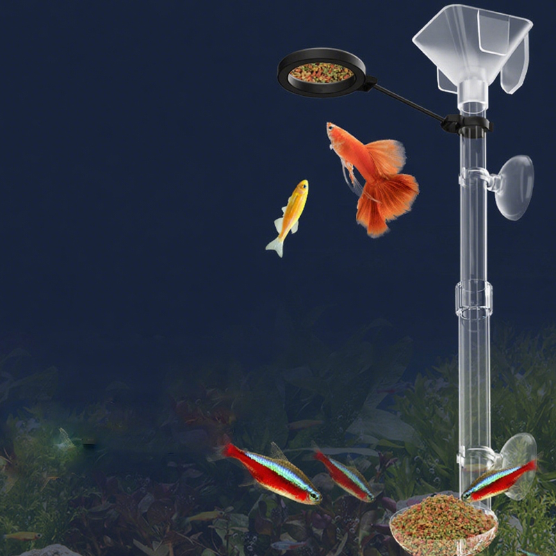 Akrylowy podajnik do akwarium  – Aquarium Fish Feeder Automatic recenzja i cena