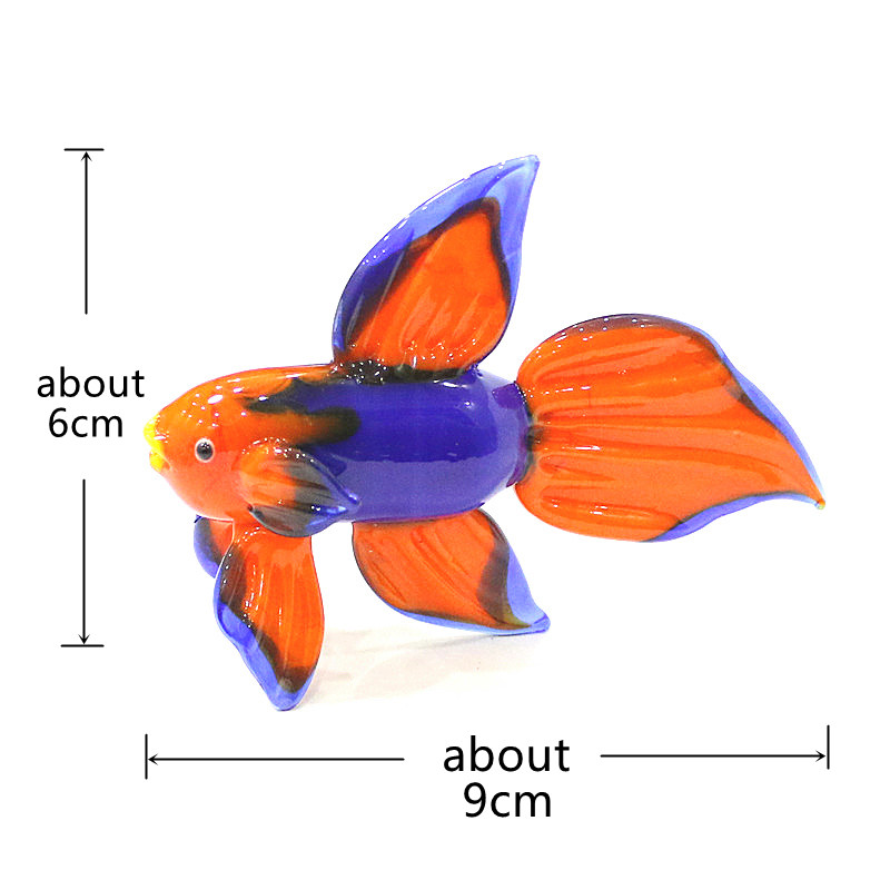 Pomarańczowa szkło Murano trop – Aquarium Fish Live recenzja i cena