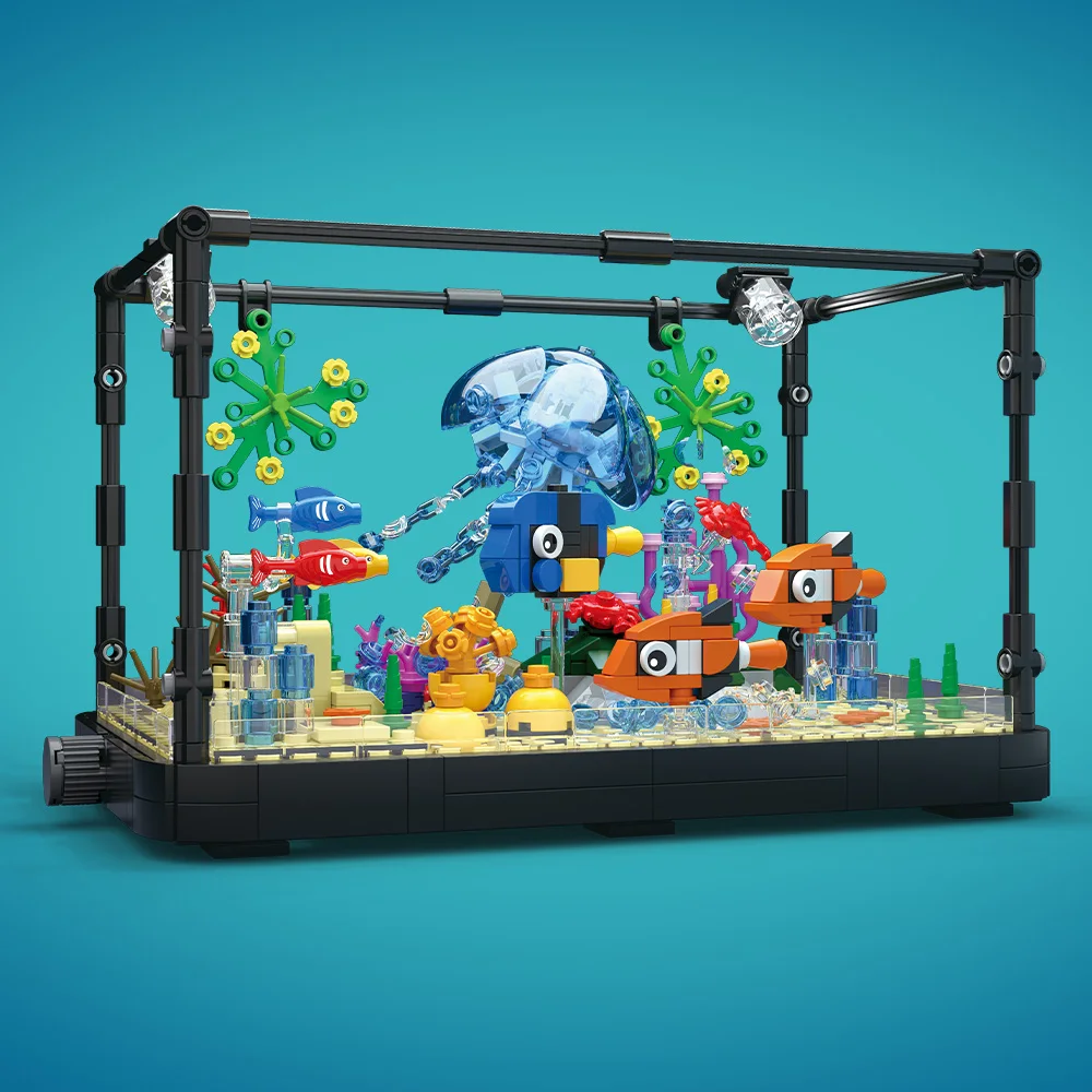 Zestaw klocków do budowy akwar – Aquarium Fish Guppy recenzja i cena