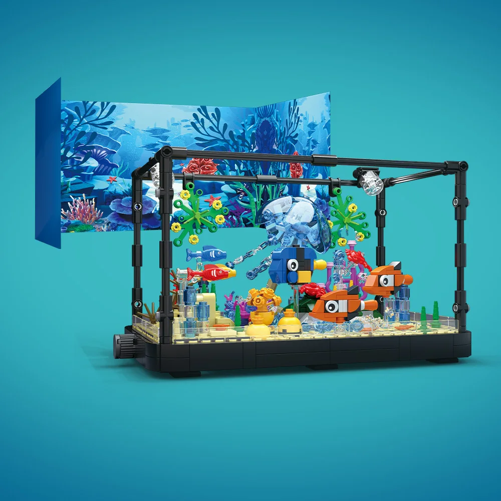 Zestaw klocków do budowy akwar – Aquarium Fish Guppy recenzja i cena